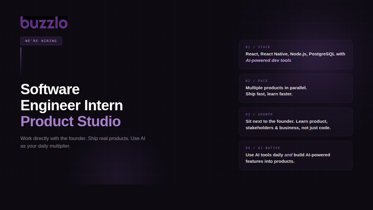 Software Engineer Intern