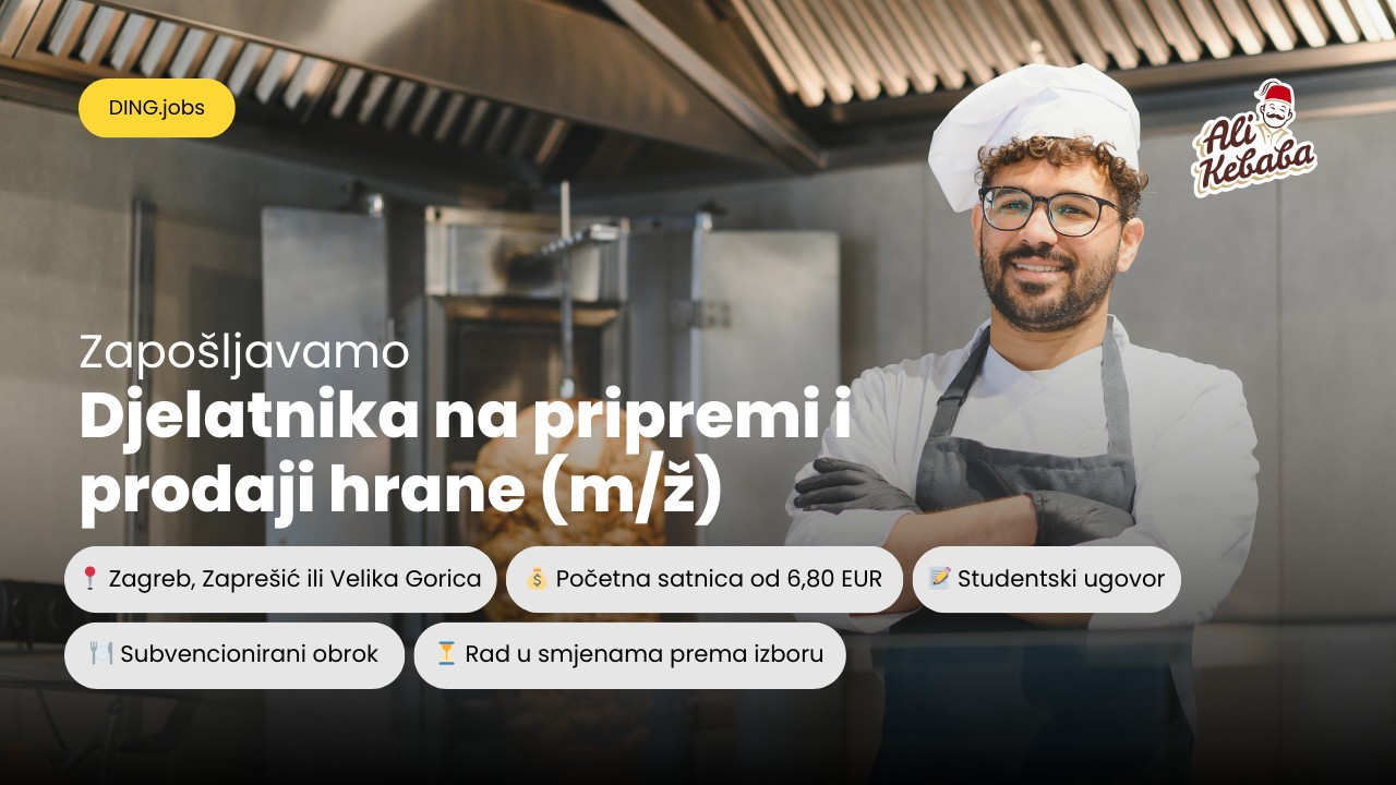 Djelatnik na pripremi i prodaji hrane