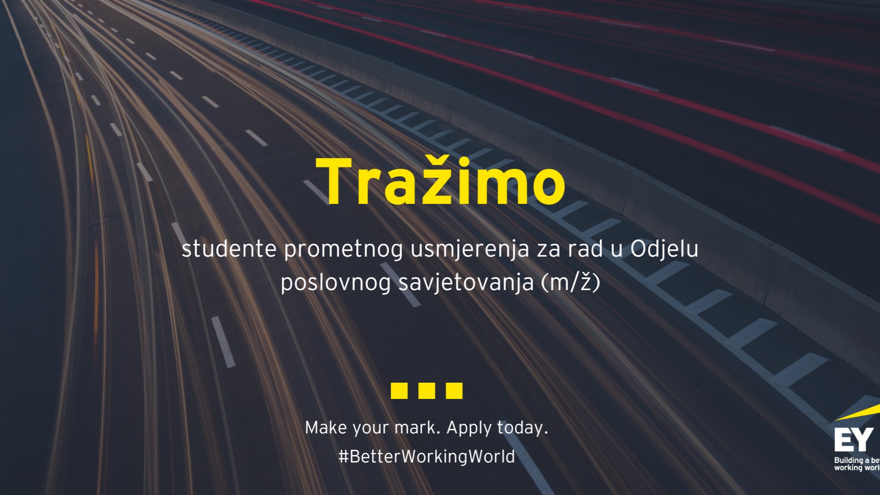 Student prometnog usmjerenja (m/ž) - za rad u Odjelu poslovnog savjetovanja